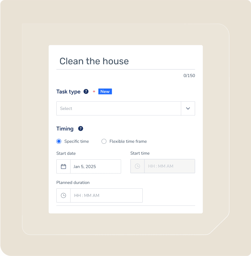 Recurring tasks