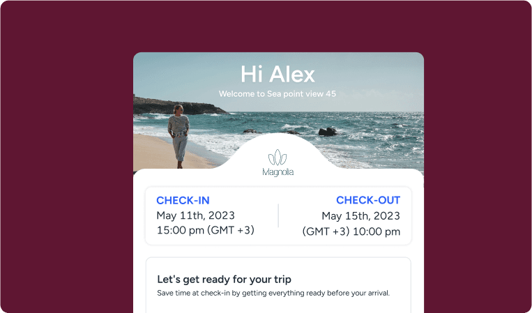 Check in with ease